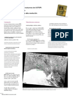 Datos Infrarrojos Térmicos Nocturnos de ASTER: Interpretación Del Subsuelo Características de Datos de Alta Resolución