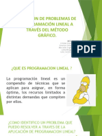 Solución de Problemas de Programación Lineal A Través Del Método Gráfico