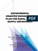 Disaster Management Plan For Rural Water Supply