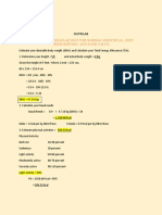 Calculating Regular Diet For Normal Individual, Diet Prescription, and Food Value