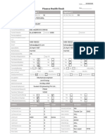 Finance Health Check Form - Capita