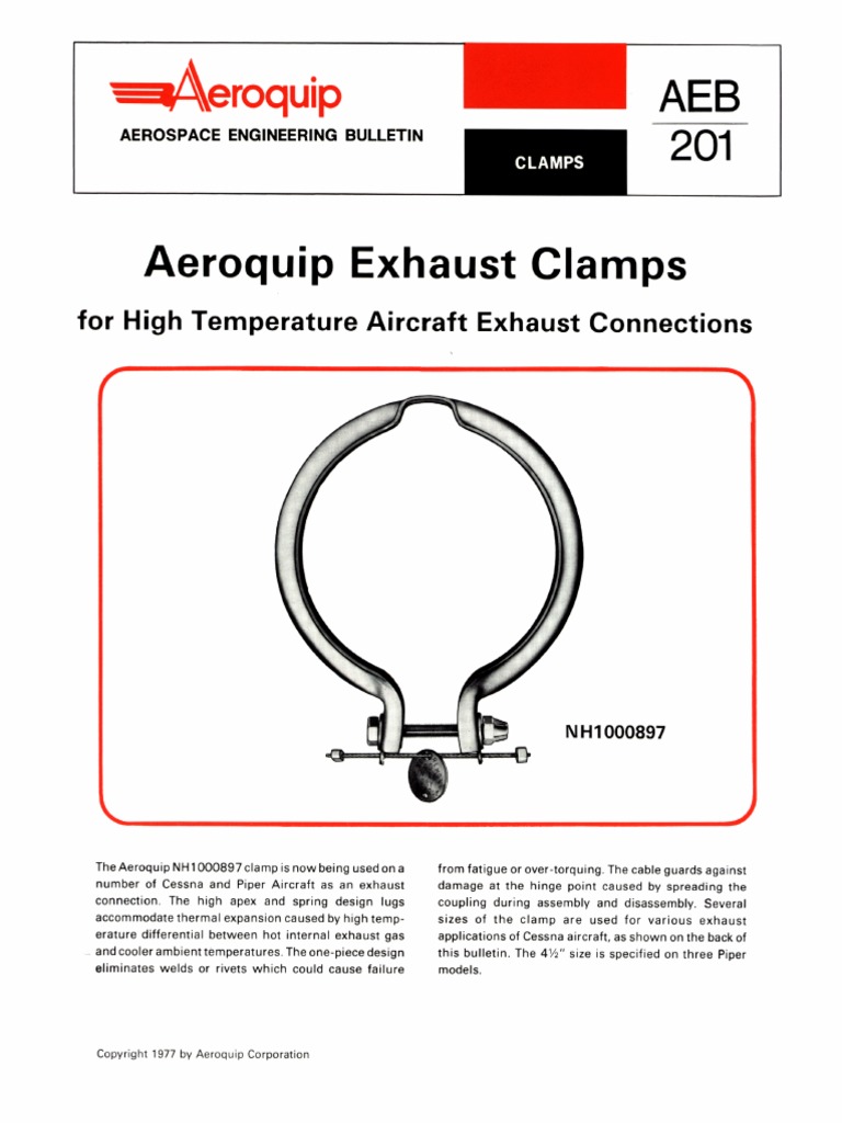 AEB201 - Exhaust Clamps | PDF