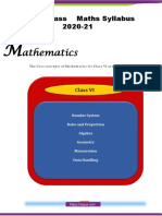 Athematics: ICSE Class Maths Syllabus 2020-21