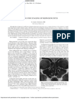 Imaging For Staging of Rhinosinusitis