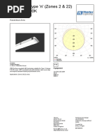 FGN LED Type 'N' (Zones 2 & 22) - 42W - 5000K: FGN-Line Hazardous Area