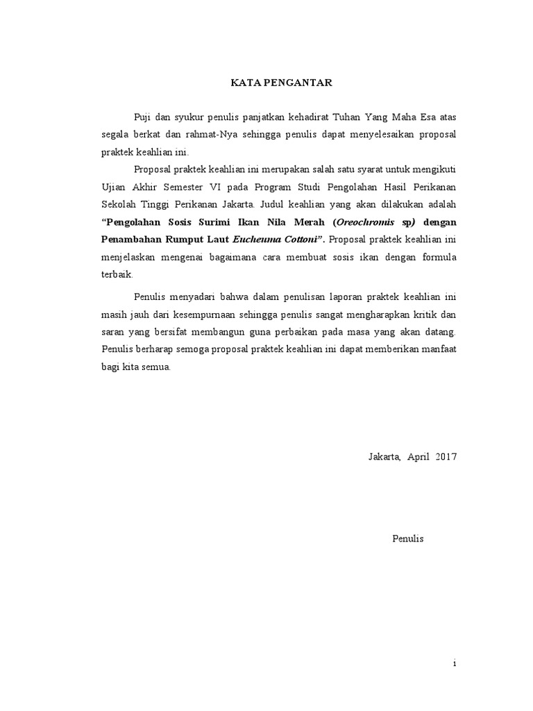 Kata Pengantar Dan Ucapan Terima Kasih | PDF