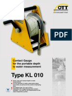 Type KL 010: Contact Gauge For The Portable Depth To Water Measurement