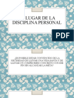 El Lugar de La Disciplina Personal