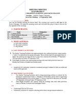 Meeting Minutes Iclp Project