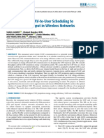 Energy-Efficient UAV-to-User Scheduling To Maximize Throughput in Wireless Networks