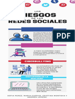 Infografia Riesgos de Las Redes Sociales PDF