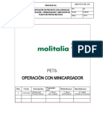 003 PETS Operación Con Minicargador
