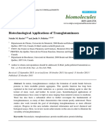 Biomolecules: Biotechnological Applications of Transglutaminases