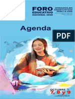Agenda Del Foro Educativo Nacional 2020