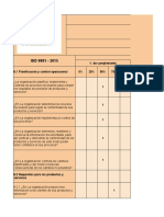 Numeral 8 Lista de Verificación