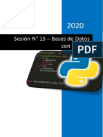 Guias #15 - Bases de Datos Con Python PDF