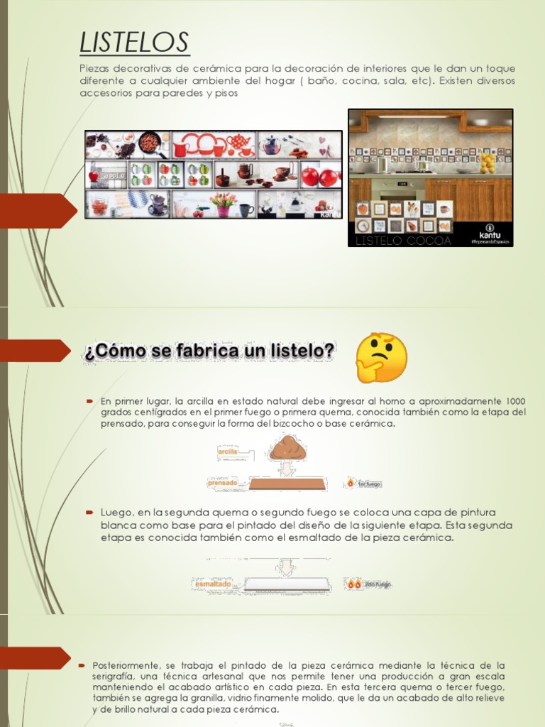 Piezas de cerámica para decoración interior | PDF | Cerámica | Lentes