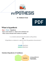 Lesson 3 Hypothesis Testing
