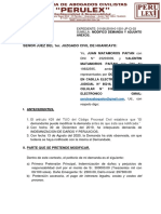 Moficio Demanda - Valentin Matamoros Paitan PDF