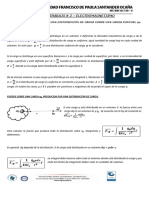 Guía de Trabajo # 2 - Fuerza Eléctrica de Una Distribución de Carga.