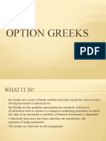 Options Greeks