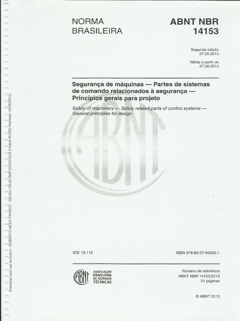 Abnt 14153 PDF | PDF