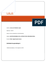 Consolidación Del Análisis FODA para Definir Una Estructura Organizacional Dinámica.