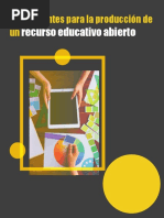 Componentes para La Produccion de Un Recurso Educativo Abierto