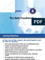 Lecture - Chapter 4 The Safe Food Handler