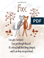 Fox Affirmation Poster PDF