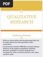 Qualitative Research