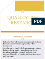 Qualitative Research