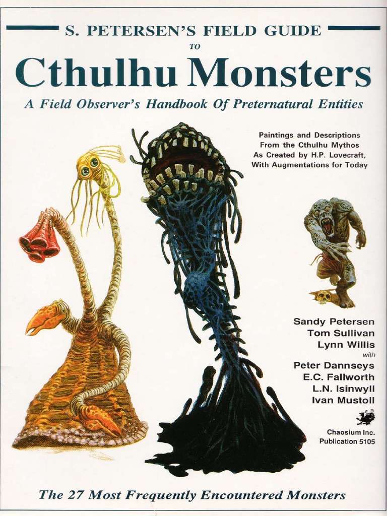 洋書 Guide to Cthulhu Monsters Field Guide To Cthulhu Monsters PDF | PDF