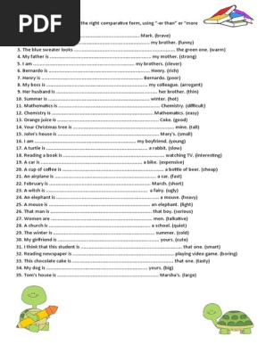 comparatives .doc