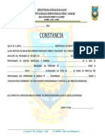 Modelo de Constancia PDF