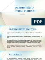 Procedimiento Registral Peruano