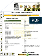 Ultimo Examen Puente Piedra Lima 2019-Ii - Matematicas