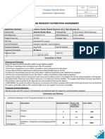 Change Request Estimation Agreement