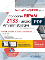 Concorso RIPAM 2133 Funzionari Amministrativi - Manuale e Quesiti Per La Preselezione