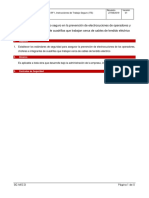 PGPL.P1I5F1 Instrucciones de Trabajo Seguro en La Prevención de Riesgos Eléctrico Por Tendidos Eléctricos