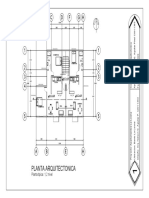 Planta Arquitectonica: A B C D F GH