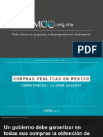 Compras Publicas en México - Competencia - Presentación