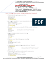 Pharmacology 2 - Model Question Papers From Unit 01 To 04 by Solution-Pharamcy PDF