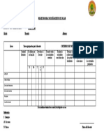 REGISTRO DE ACOMPAÑAMIENTO ESCOLAR (Horizontal)