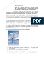 3.6 Errores en La Toma de Decisiones