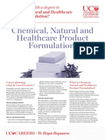 Chemical, Natural and Healthcare Product Formulation?