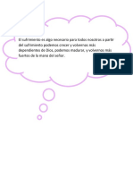 El Sufrimiento Es Algo Necesario para Todos Nosotros A Partir Del Sufrimiento Podemos Crecer y Volvernos Más Dependientes de Dios