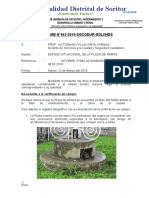 Informe N°63 Situacion de Plaza