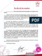 Cartas de Dia de Las Madres 2020