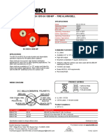B6-24 / B10-24 / BB-WP - Fire Alarm Bell: Specifications